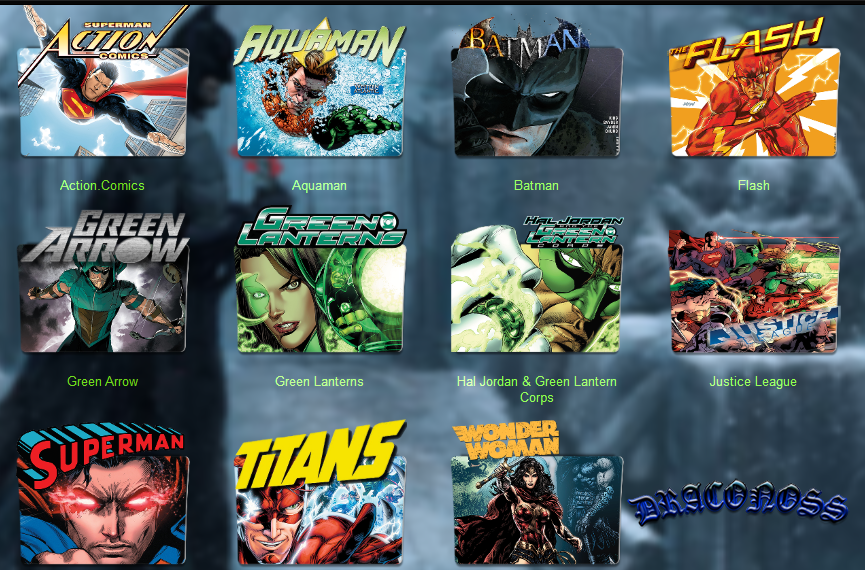 DC Rebirth Folder Icon Pack