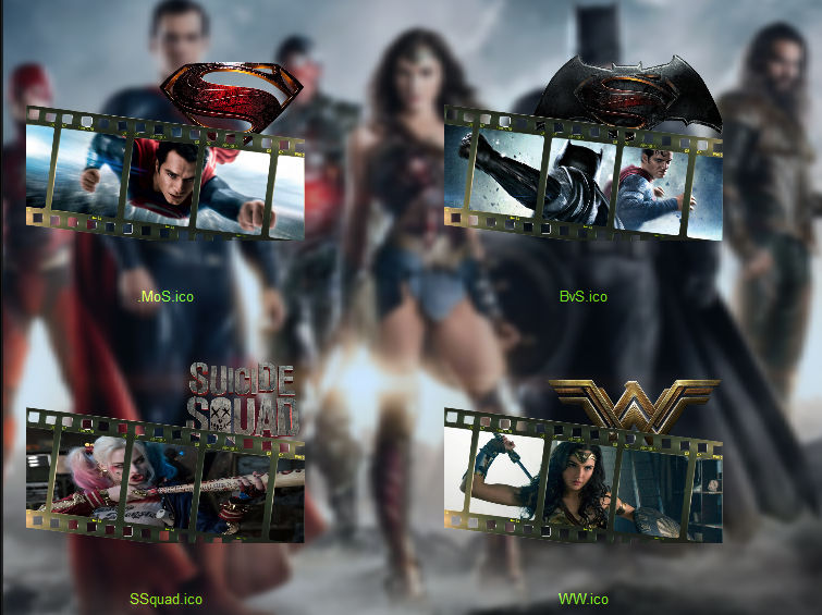 DC Extended Universe Folder Icon Pack by Draconoss on DeviantArt