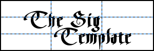 The Sig Template for the GiMP