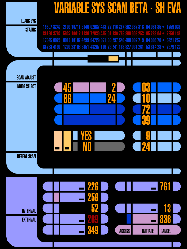 LCARS Basic Palette