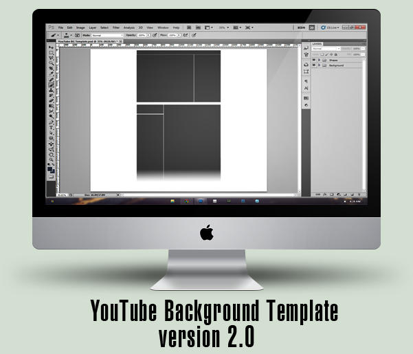 YouTube BG Template V.2 by etcoman on DeviantArt