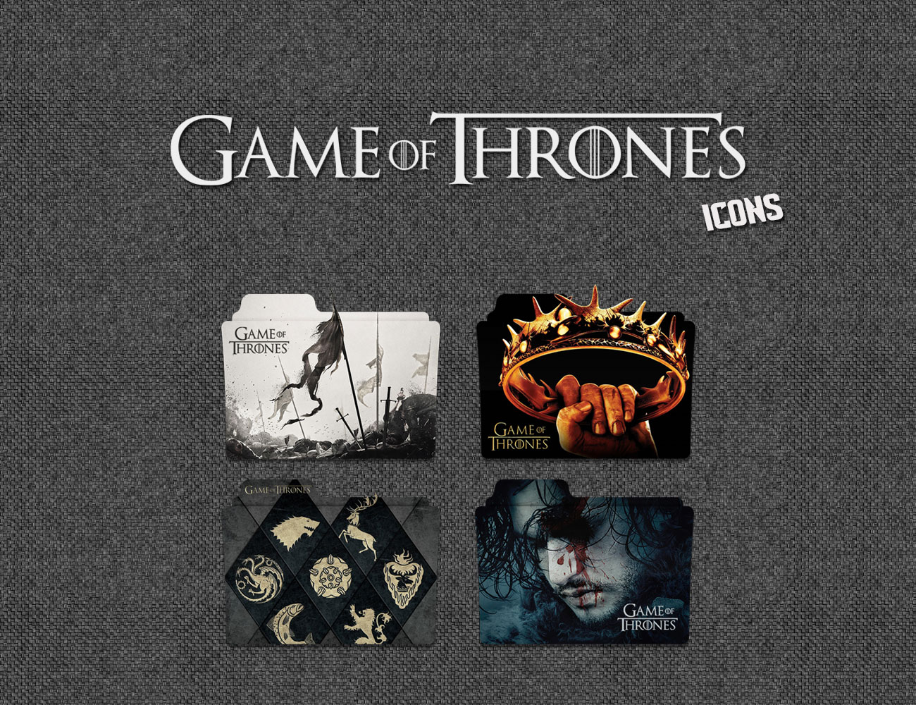 Game of Thrones Seasons 1-8 Folder Icons by NicholasMacAldonich on  DeviantArt