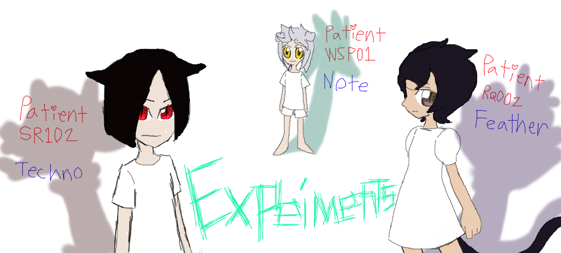 Experiments Main Characters by LiveWireGoth on DeviantArt