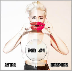 Miley Cyrus PSD #1.