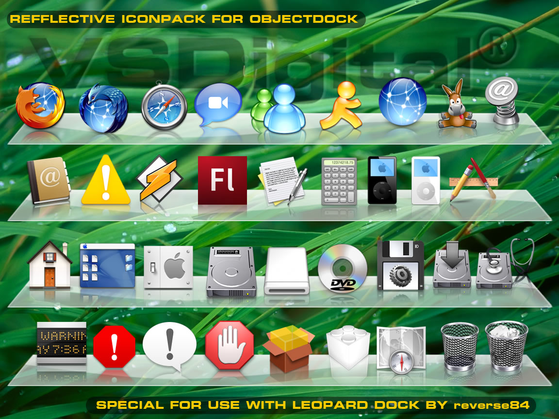 OSX Refflective Iconset 1