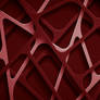 Red Paper Cut Shapes - Version III