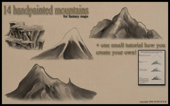 Handpainted Mountains