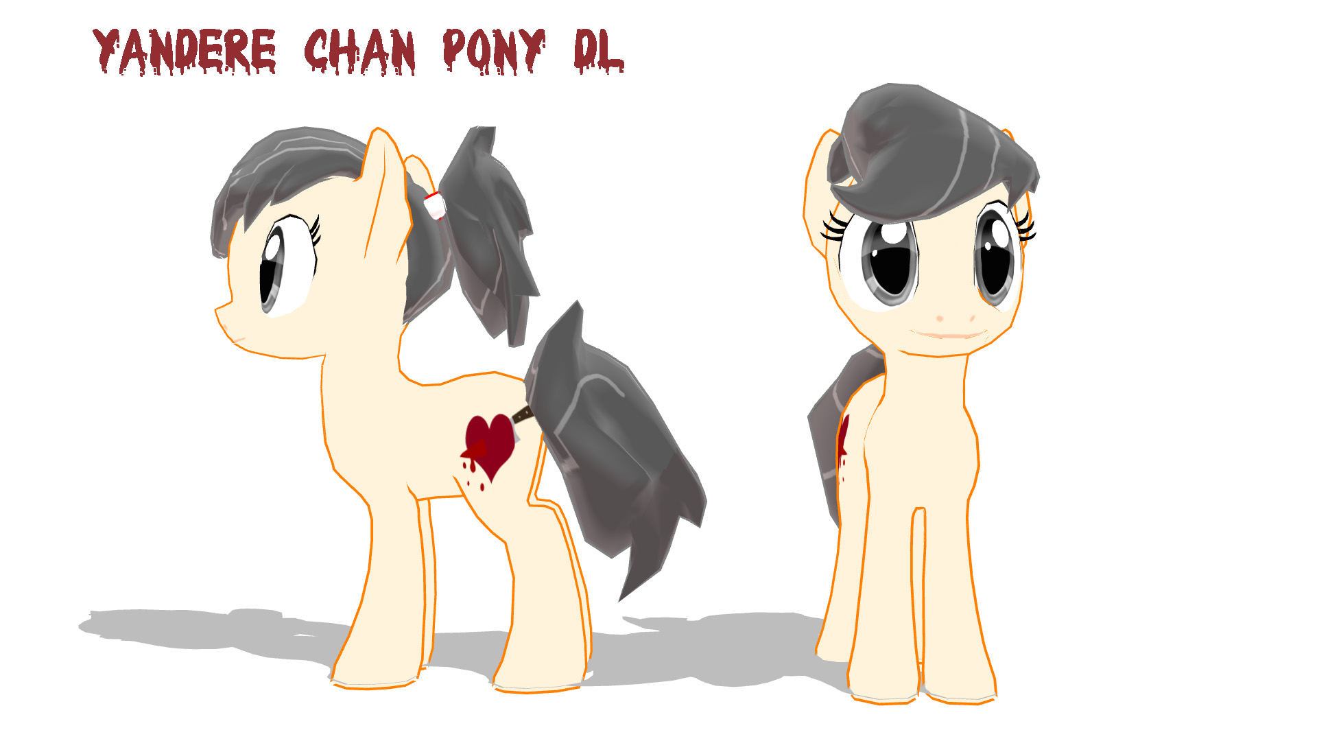 Yandere Chan Pony Dl by mizuki12341 on DeviantArt
