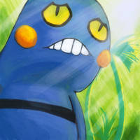 Pokemon: Croagunk (rough in the jungle)