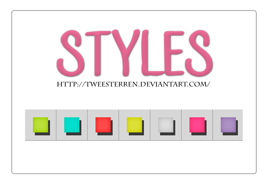 Styles By. TweeSterren