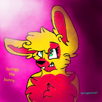 Spriny the bunny by Springbonnie7 on DeviantArt