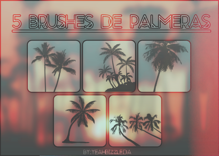 +Brushes De Palmeras