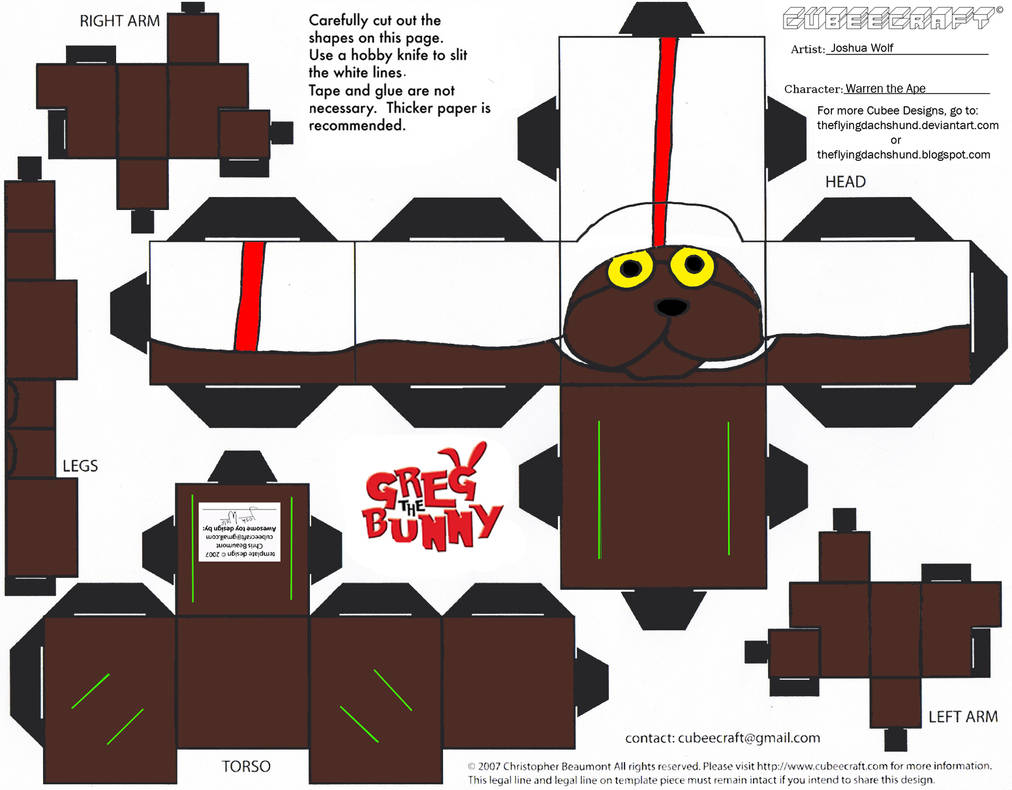 Warren Demontegue WTA: Warren DeMontague Cubee by TheFlyingDachshund on DeviantArt