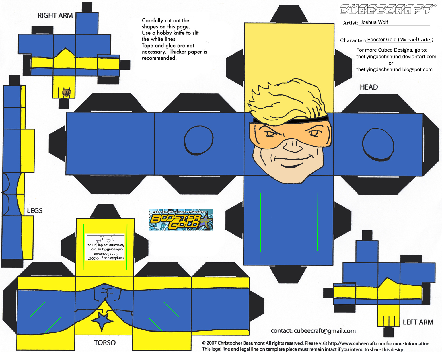 DC SH 1: Booster Gold Cubee