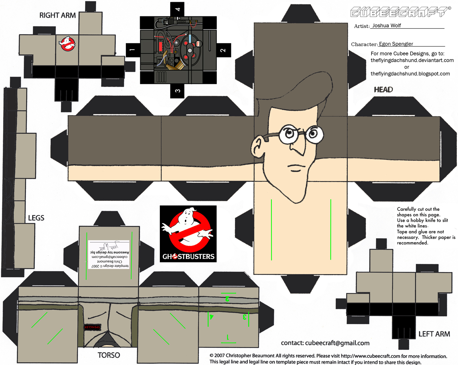 GB1: Egon Spengler Cubee