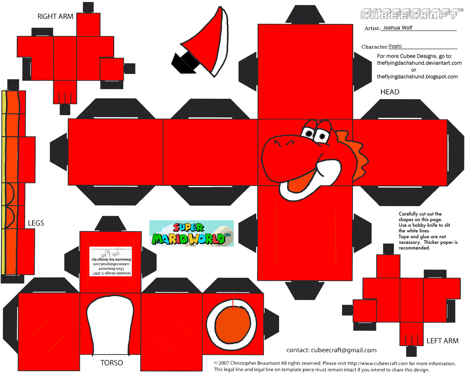 VG 5: Red Yoshi Cubee by TheFlyingDachshund on DeviantArt, image size:1533x1227