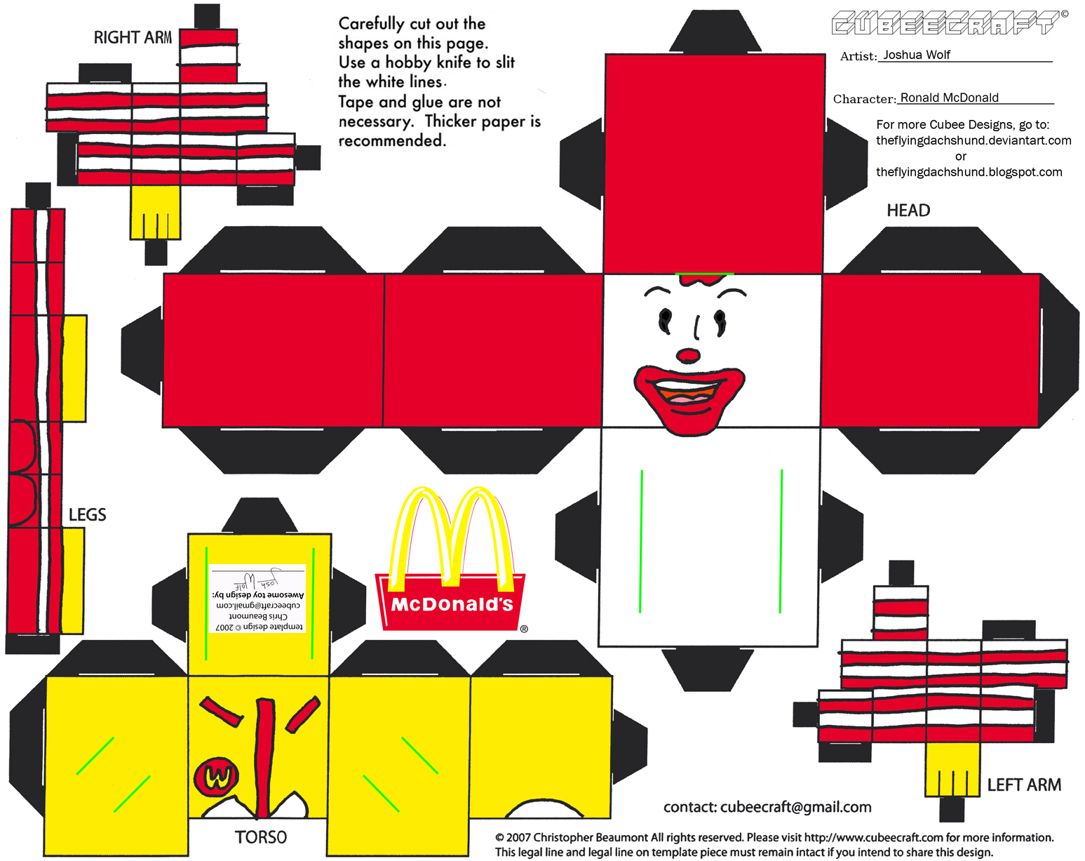 ADV CH 3: Ronald McDonald Cubee