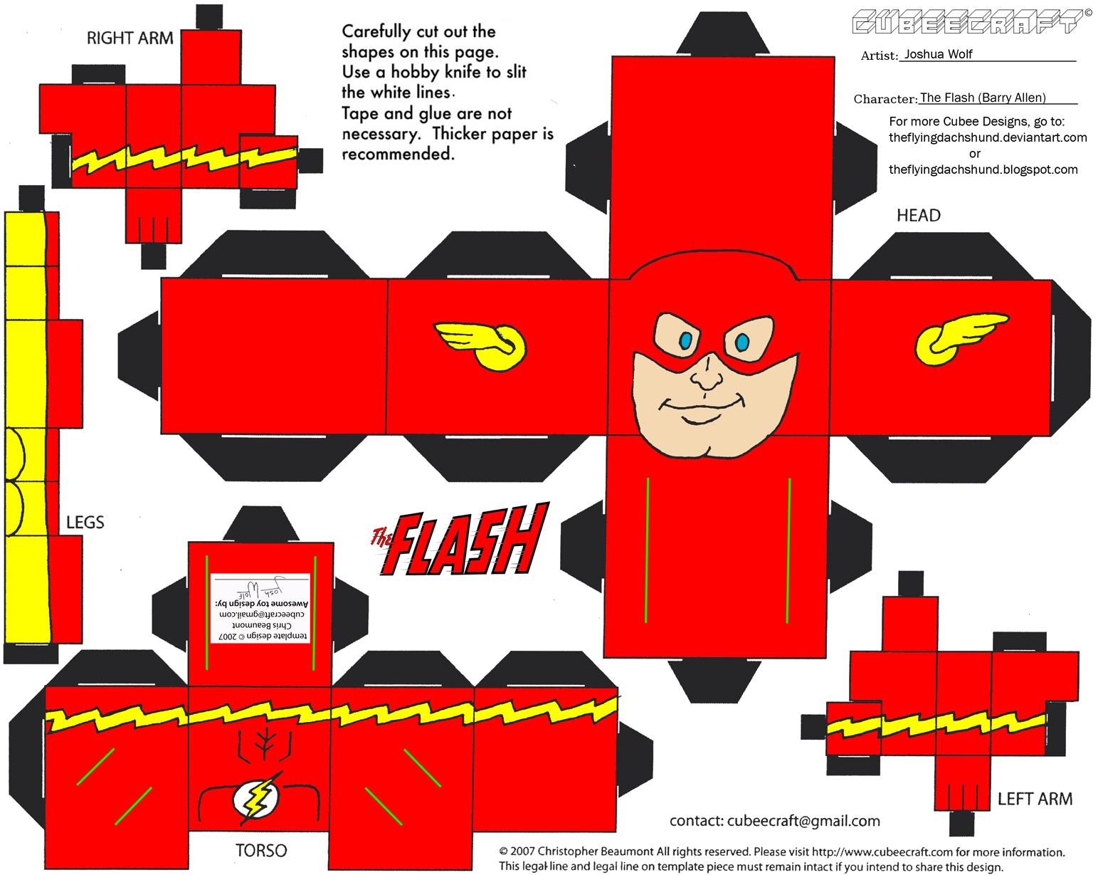 JLA 2: Barry Allen Flash Cubee