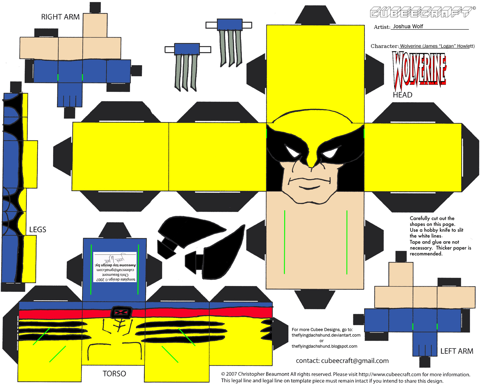 Marvel3: Wolverine Cubee