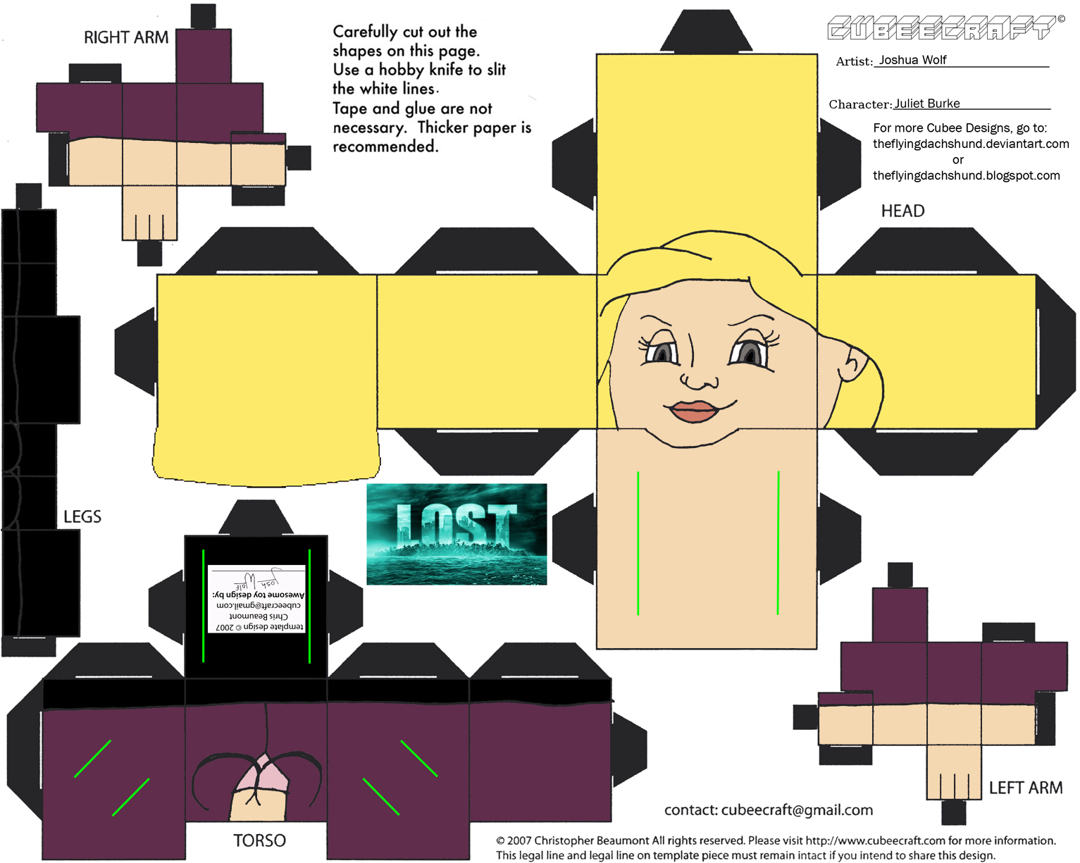 Lost5: Juliet Burke Cubee