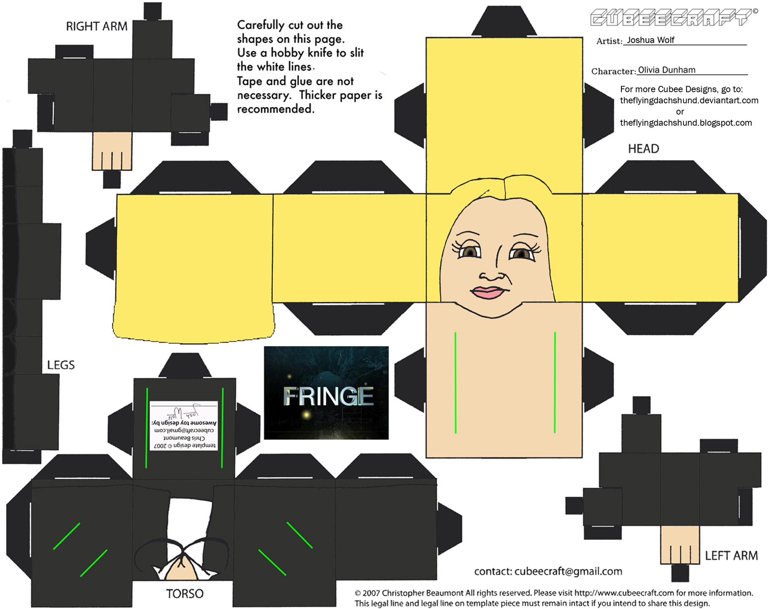 Fringe1: Olivia Dunham Cubee