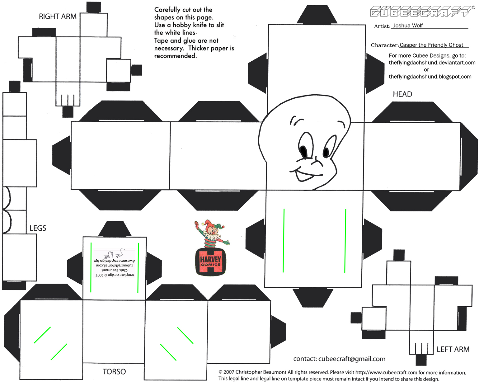 Harvey: Casper Cubee by TheFlyingDachshund on DeviantArt