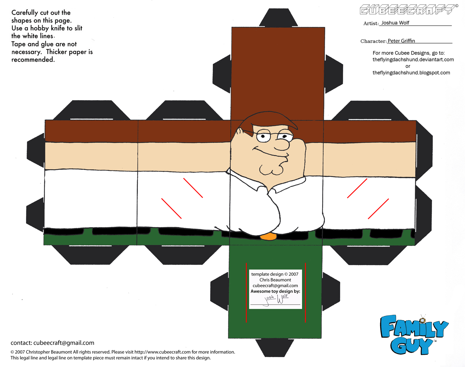 FG1: Peter Griffin Cubee