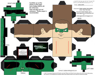 DCF8: Green Lantern: Hal Jordan Cubee