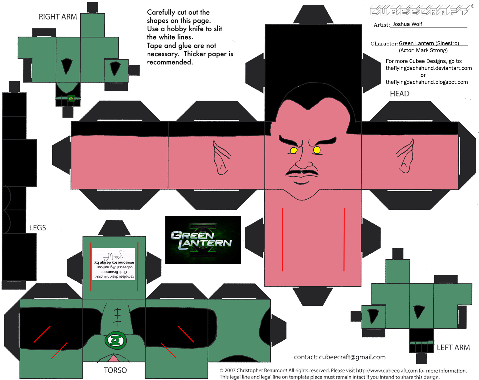 DCF8: Green Lantern: Thaal Sinestro Cubee