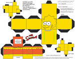 Simpsons1: Lisa Simpson Cubee