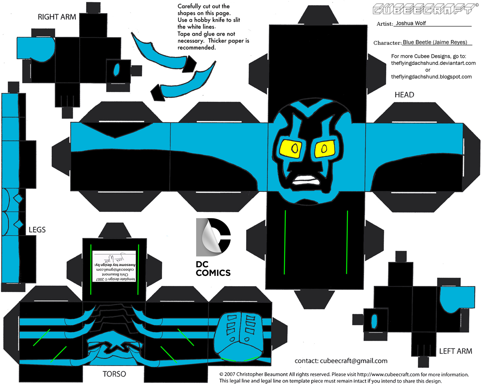 DCNU8: Blue Beetle Cubee