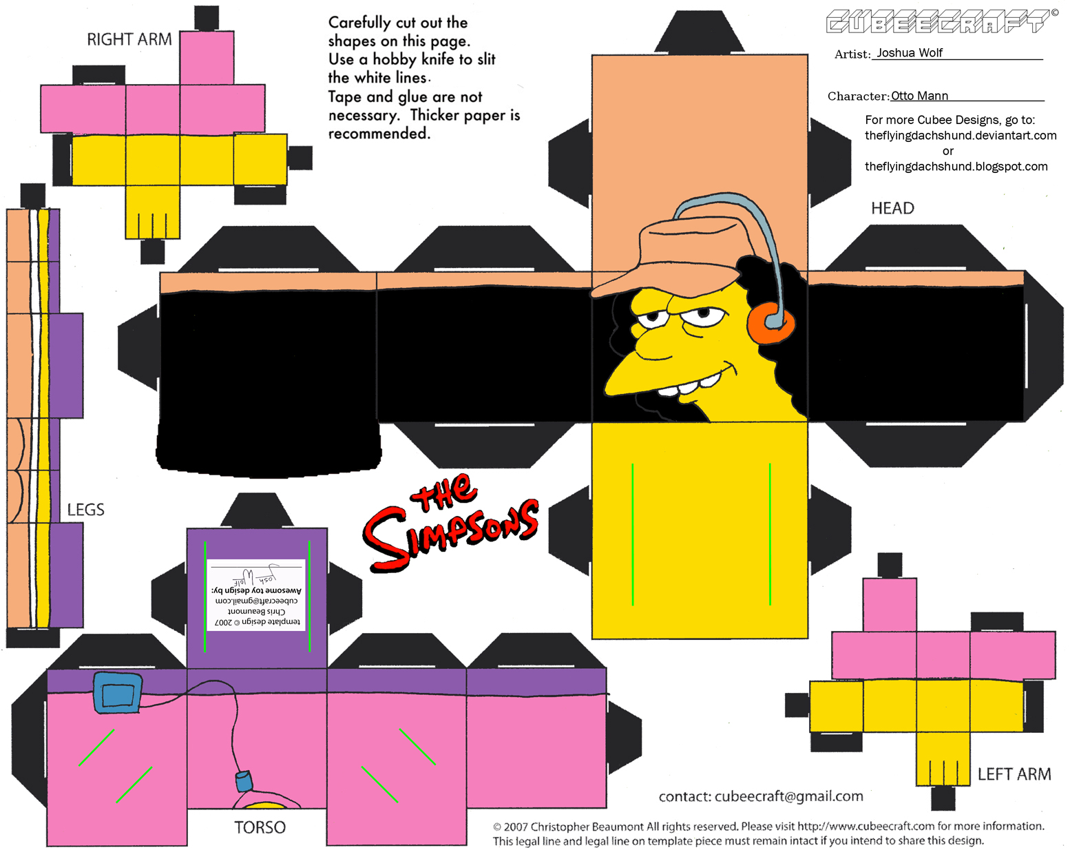 Simpsons5: Otto Mann Cubee
