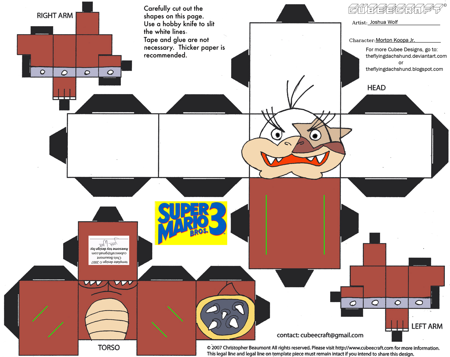 VG14: Morton Koopa Jr Cubee by TheFlyingDachshund on DeviantArt, image size:1548x1230