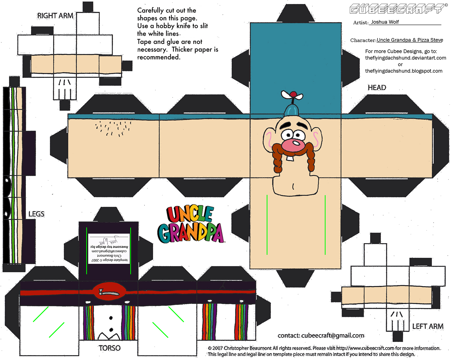 Ce7 Uncle Grandpa And Pizza Steve Cubees By Theflyingdachshund On Deviantart