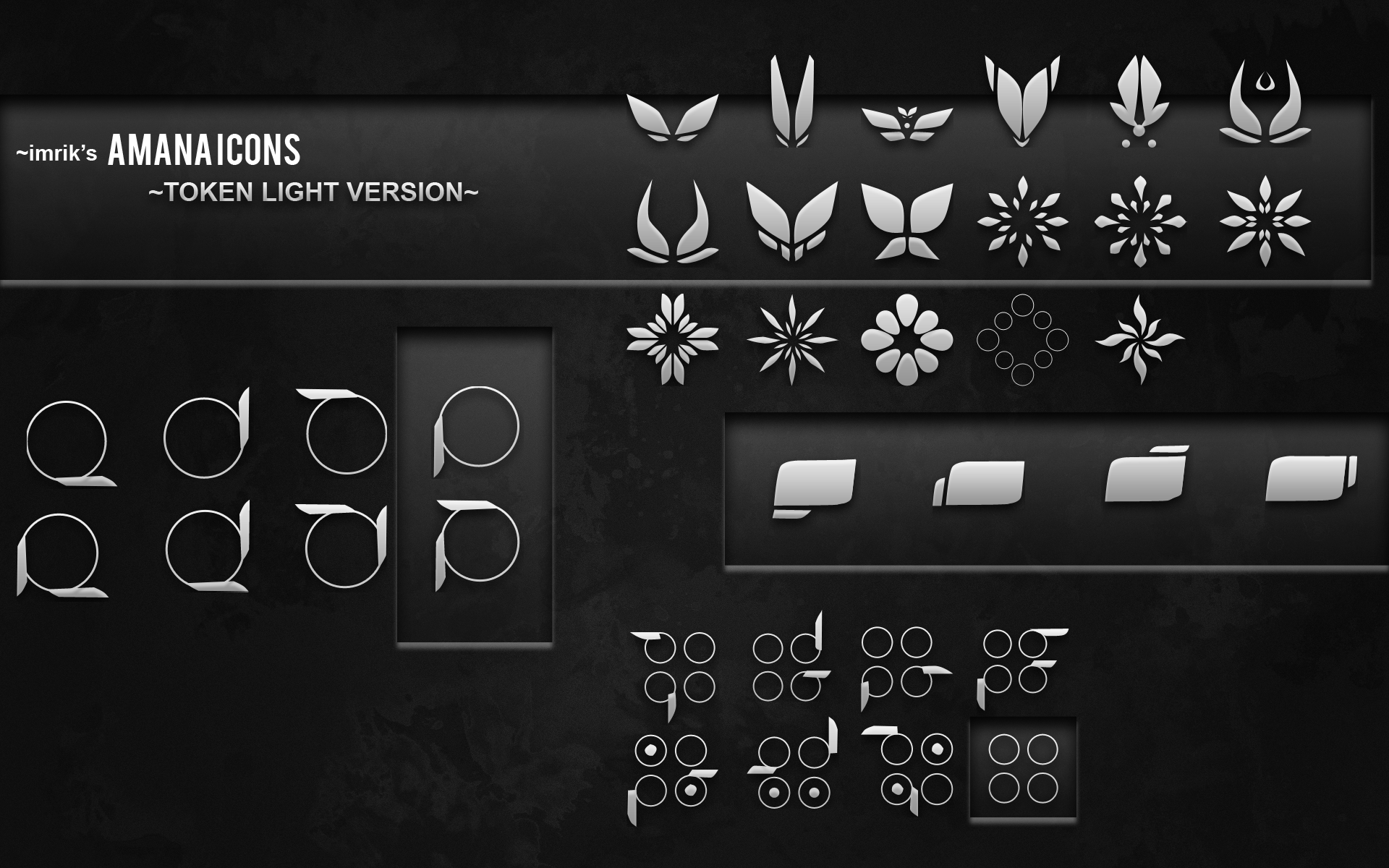 imrik's AMANA icons -Token Light Version- by samiewami04 on DeviantArt