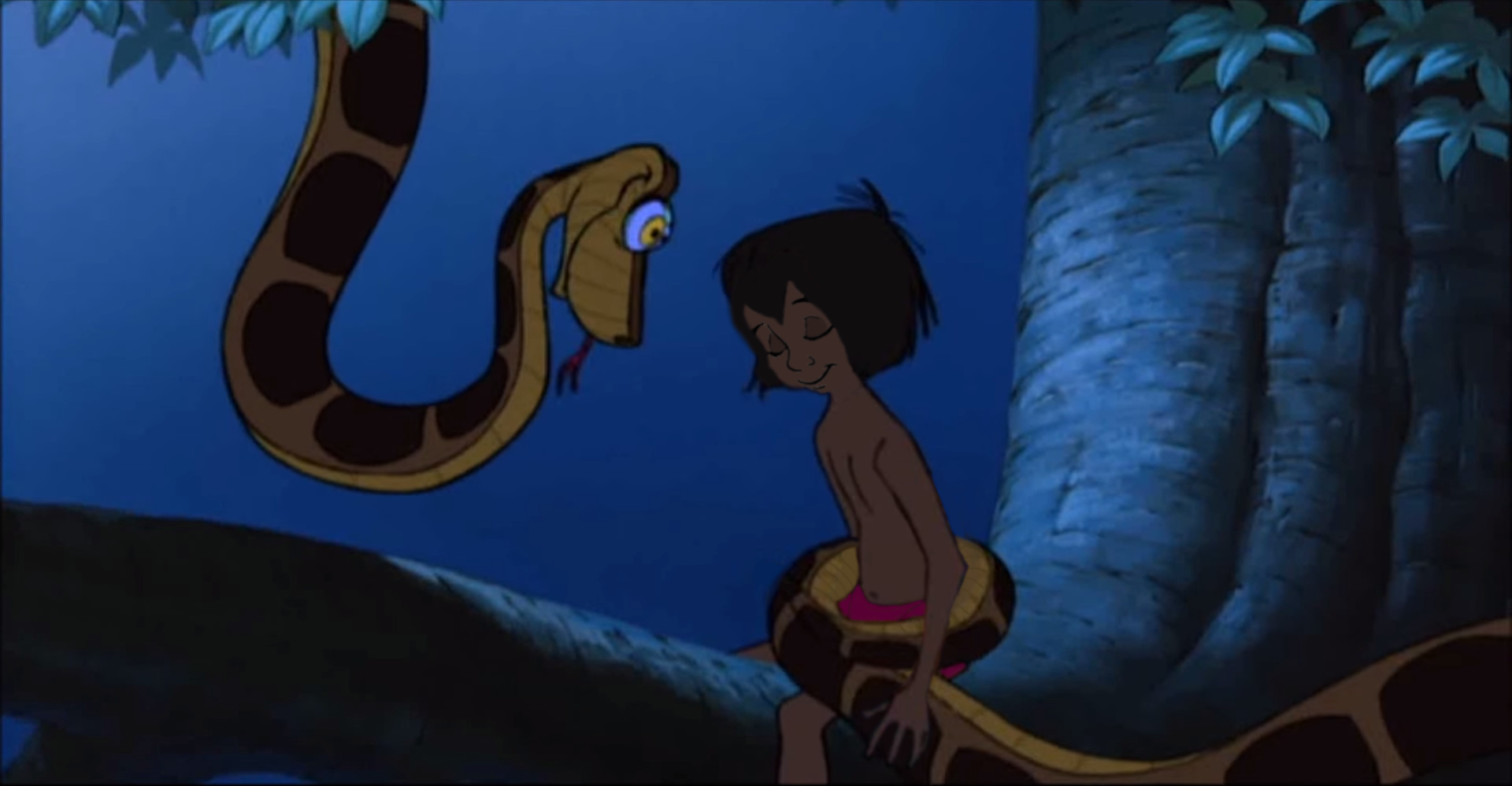 Mowgli and Kaa 2 by Swedishhero94 on DeviantArt