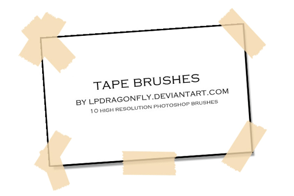 tape brushes