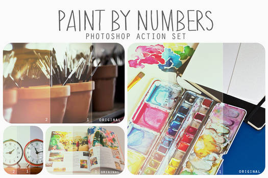 Paint by Numbers action pack