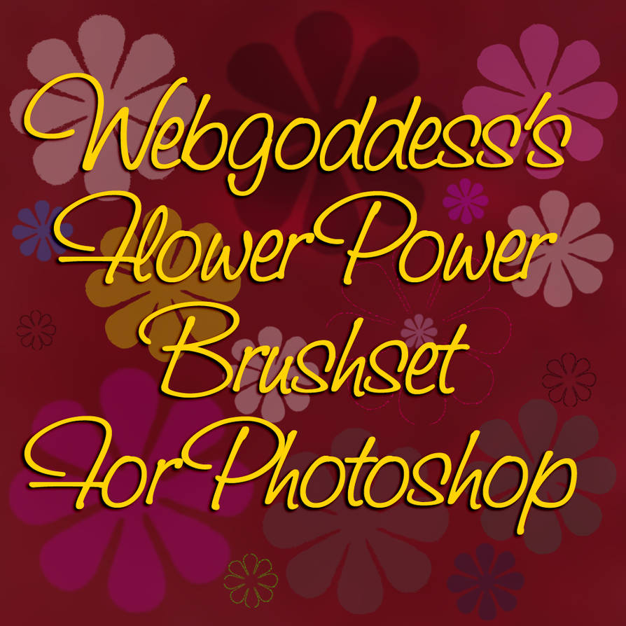 Flower Power Brushes by webgoddess on DeviantArt