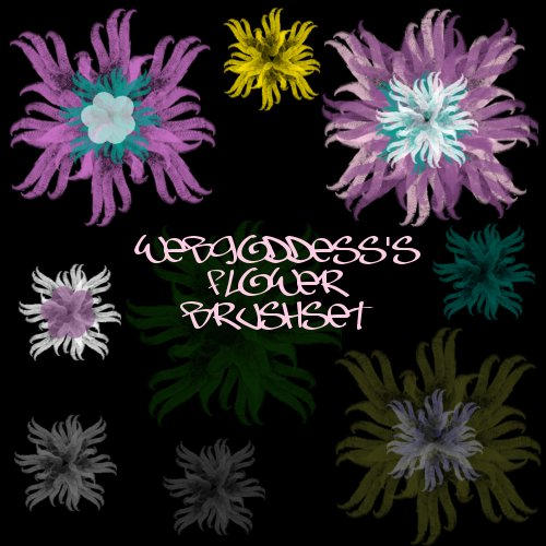 Flower Brushes by webgoddess on DeviantArt