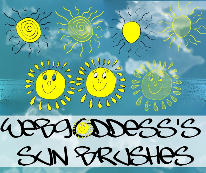 Sun Brushes by webgoddess on DeviantArt