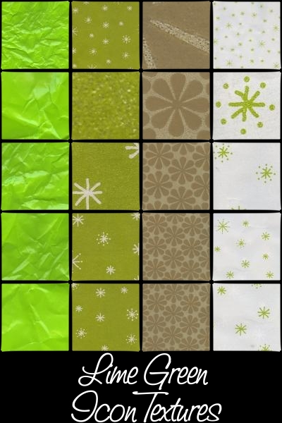 Lime Green Icon Textures