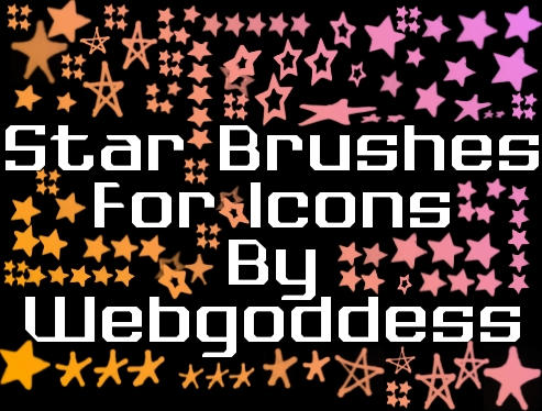 Star Icon Brushes by webgoddess on DeviantArt