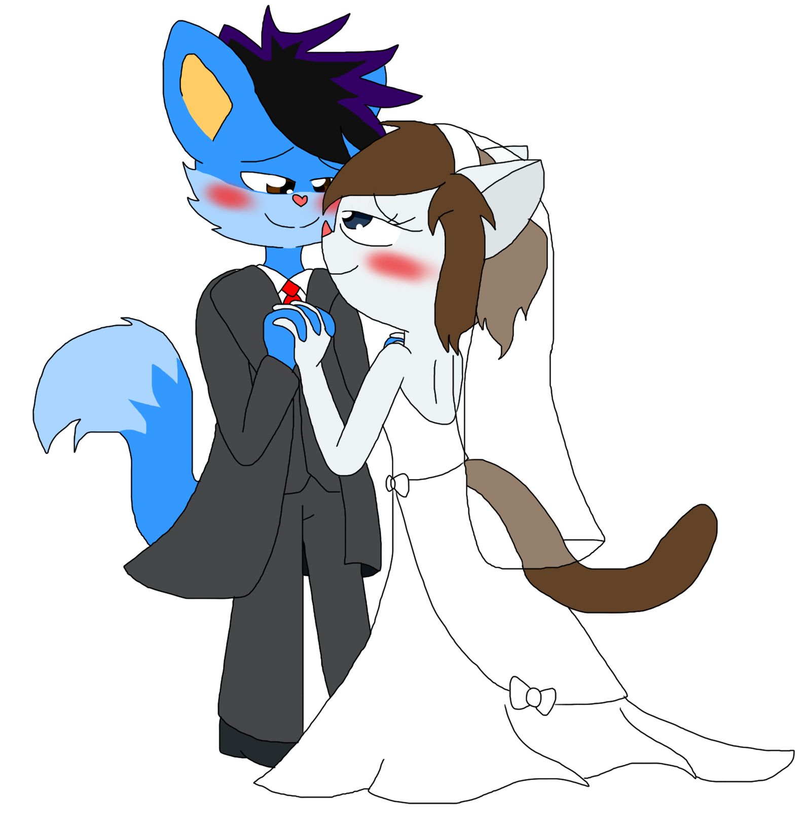 Just married by SugarPinkWolf on DeviantArt