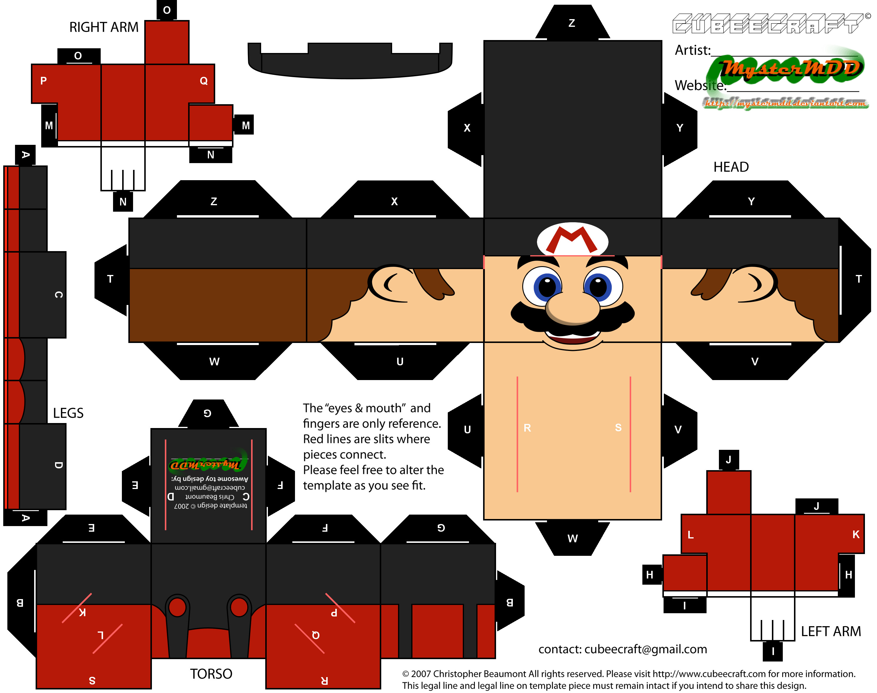 Mario cubee pack