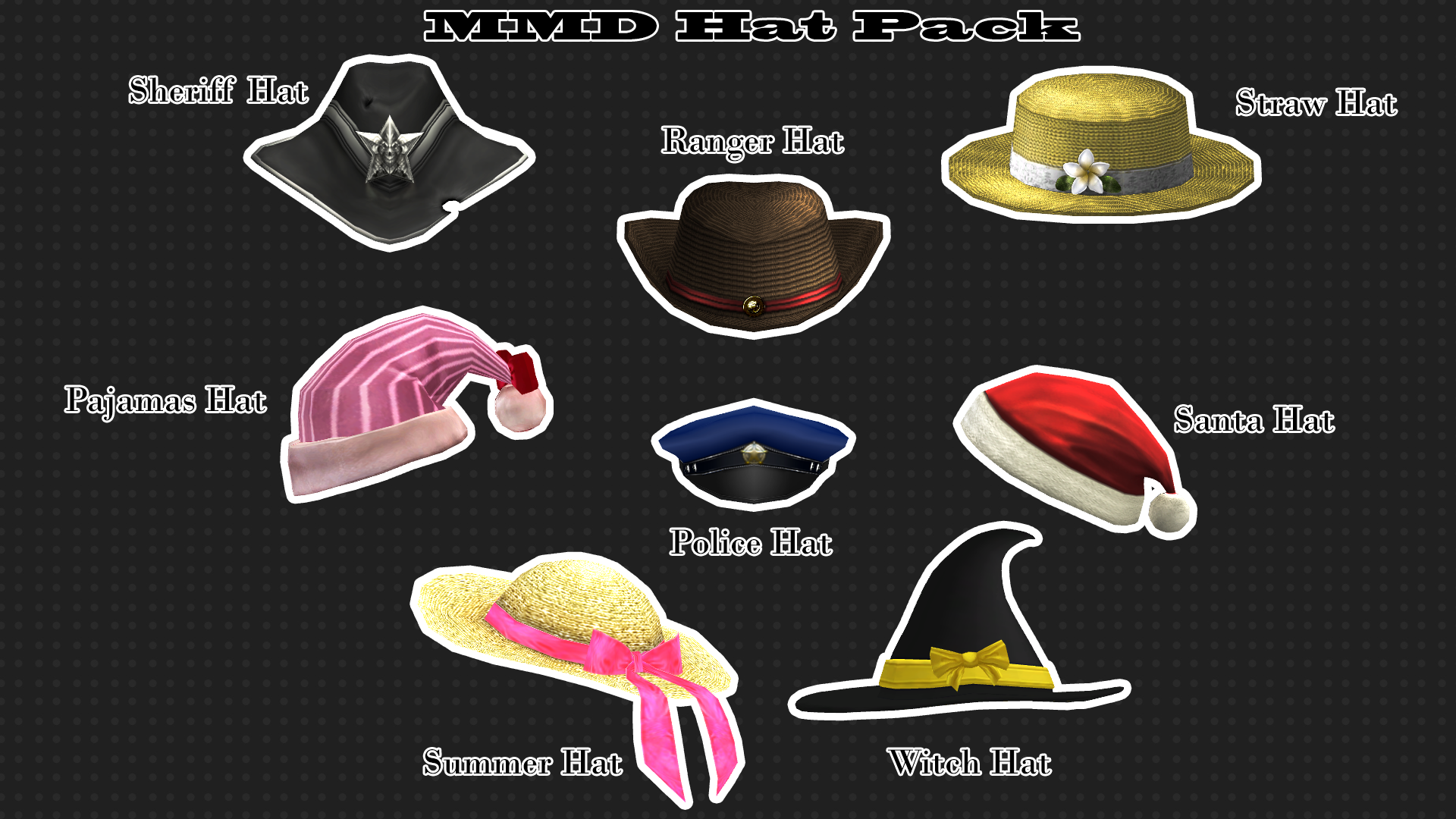 MMD Hat Pack