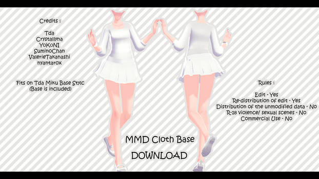 MMD Cloth Base + Download