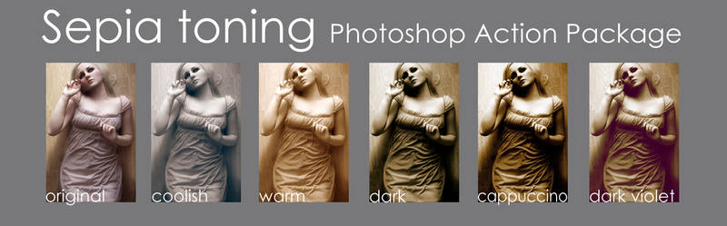 Sepia toning - Action package