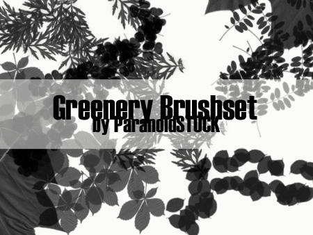 Greenery Brushset