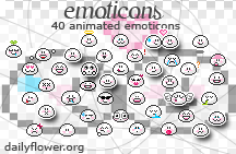 40 emoticons